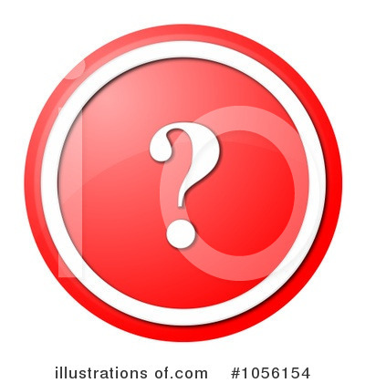 Royalty-Free (RF) Question Mark Clipart Illustration by oboy - Stock Sample #1056154