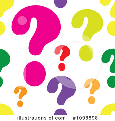 Royalty-Free (RF) Question Mark Clipart Illustration by Maria Bell - Stock Sample #1098898