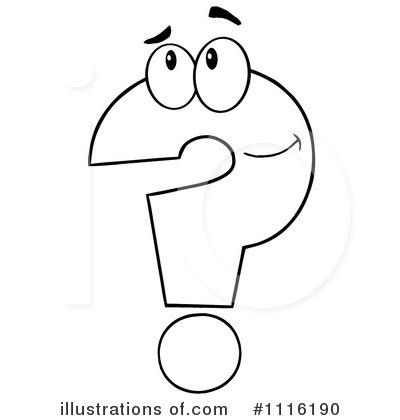 Royalty-Free (RF) Question Mark Clipart Illustration by Hit Toon - Stock Sample #1116190