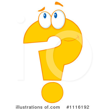 Royalty-Free (RF) Question Mark Clipart Illustration by Hit Toon - Stock Sample #1116192
