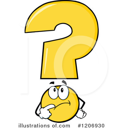 Royalty-Free (RF) Question Mark Clipart Illustration by Hit Toon - Stock Sample #1206930