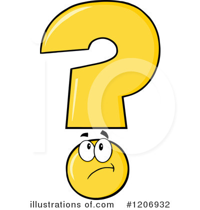 Royalty-Free (RF) Question Mark Clipart Illustration by Hit Toon - Stock Sample #1206932