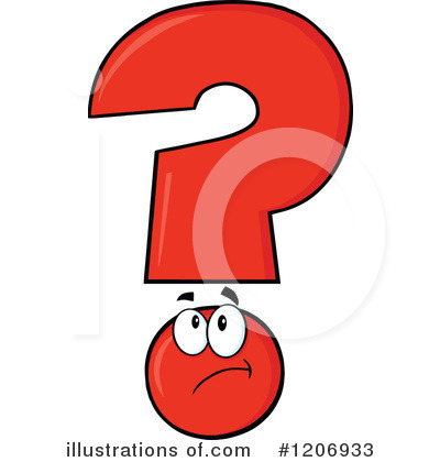 Royalty-Free (RF) Question Mark Clipart Illustration by Hit Toon - Stock Sample #1206933