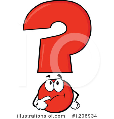 Royalty-Free (RF) Question Mark Clipart Illustration by Hit Toon - Stock Sample #1206934
