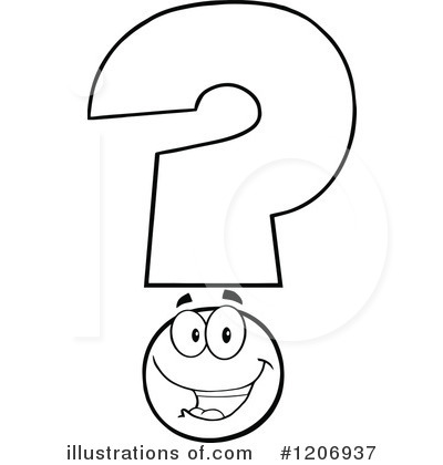 Royalty-Free (RF) Question Mark Clipart Illustration by Hit Toon - Stock Sample #1206937