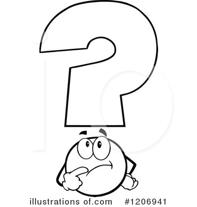 Royalty-Free (RF) Question Mark Clipart Illustration by Hit Toon - Stock Sample #1206941
