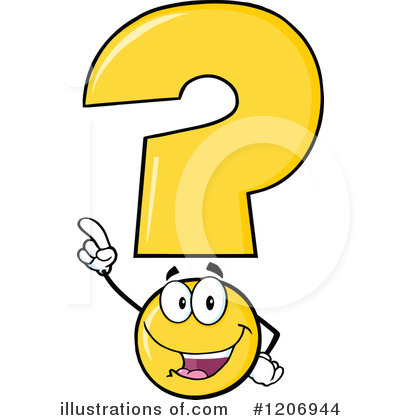 Royalty-Free (RF) Question Mark Clipart Illustration by Hit Toon - Stock Sample #1206944