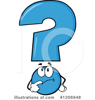 Royalty-Free (RF) Question Mark Clipart Illustration by Hit Toon - Stock Sample #1206948