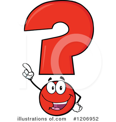 Royalty-Free (RF) Question Mark Clipart Illustration by Hit Toon - Stock Sample #1206952