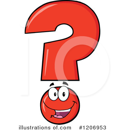 Royalty-Free (RF) Question Mark Clipart Illustration by Hit Toon - Stock Sample #1206953