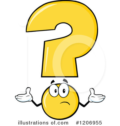 Royalty-Free (RF) Question Mark Clipart Illustration by Hit Toon - Stock Sample #1206955