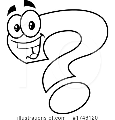 Royalty-Free (RF) Question Mark Clipart Illustration by Hit Toon - Stock Sample #1746120