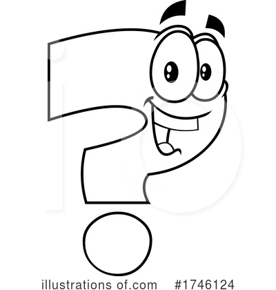 Royalty-Free (RF) Question Mark Clipart Illustration by Hit Toon - Stock Sample #1746124