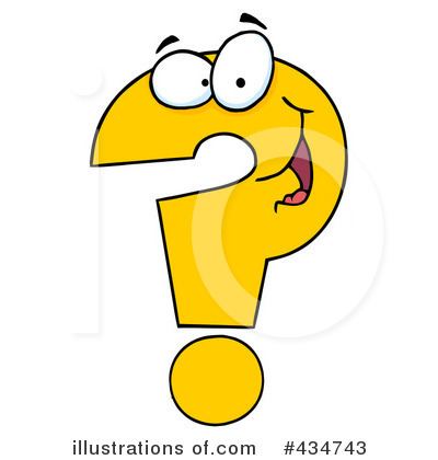 Royalty-Free (RF) Question Mark Clipart Illustration by Hit Toon - Stock Sample #434743