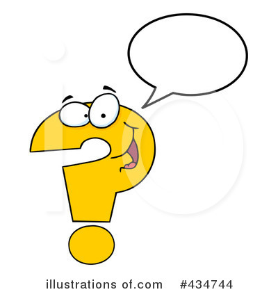 Royalty-Free (RF) Question Mark Clipart Illustration by Hit Toon - Stock Sample #434744