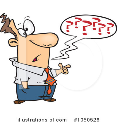 Royalty-Free (RF) Questions Clipart Illustration by toonaday - Stock Sample #1050526