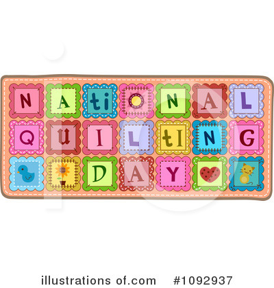 Royalty-Free (RF) Quilting Clipart Illustration by BNP Design Studio - Stock Sample #1092937
