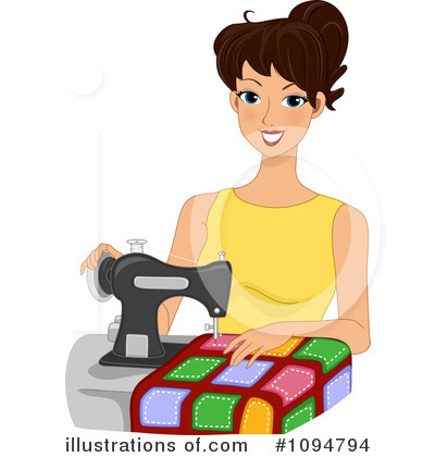 Quilting Clipart #1094794 by BNP Design Studio