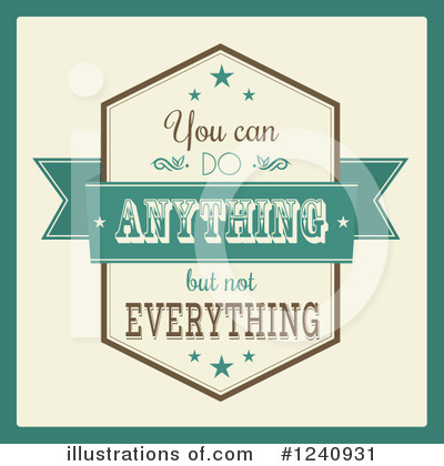 Royalty-Free (RF) Quote Clipart Illustration by KJ Pargeter - Stock Sample #1240931