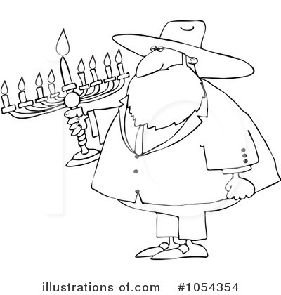 Royalty-Free (RF) Rabbi Clipart Illustration by djart - Stock Sample #1054354