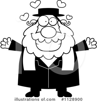 Rabbi Clipart #1128900 by Cory Thoman