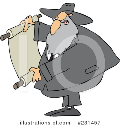 Royalty-Free (RF) Rabbi Clipart Illustration by djart - Stock Sample #231457