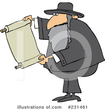 Royalty-Free (RF) Rabbi Clipart Illustration by djart - Stock Sample #231461