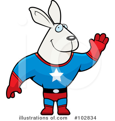 Royalty-Free (RF) Rabbit Clipart Illustration by Cory Thoman - Stock Sample #102834