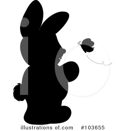 Royalty-Free (RF) Rabbit Clipart Illustration by Pams Clipart - Stock Sample #103655