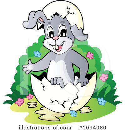 Royalty-Free (RF) Rabbit Clipart Illustration by visekart - Stock Sample #1094080