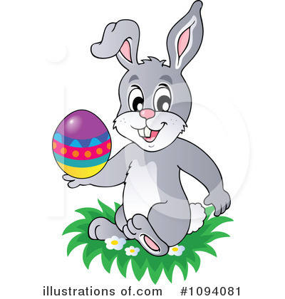 Royalty-Free (RF) Rabbit Clipart Illustration by visekart - Stock Sample #1094081