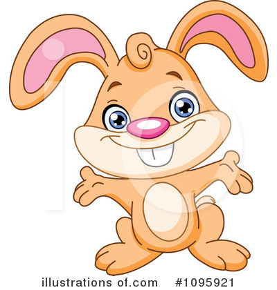 Royalty-Free (RF) Rabbit Clipart Illustration by yayayoyo - Stock Sample #1095921