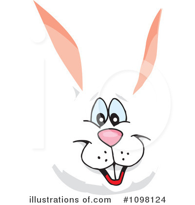 Easter Bunny Clipart #1098124 by Dennis Holmes Designs