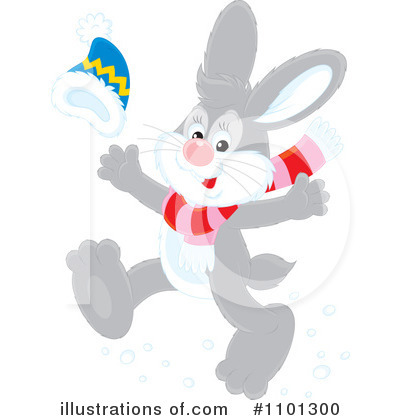 Royalty-Free (RF) Rabbit Clipart Illustration by Alex Bannykh - Stock Sample #1101300