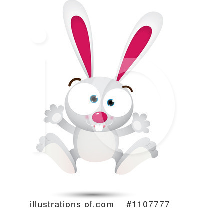 Royalty-Free (RF) Rabbit Clipart Illustration by Qiun - Stock Sample #1107777