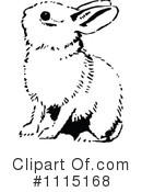Rabbit Clipart #1115168 by Prawny Vintage
