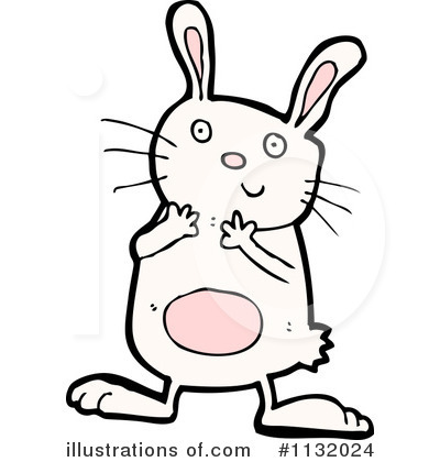 Royalty-Free (RF) Rabbit Clipart Illustration by lineartestpilot - Stock Sample #1132024