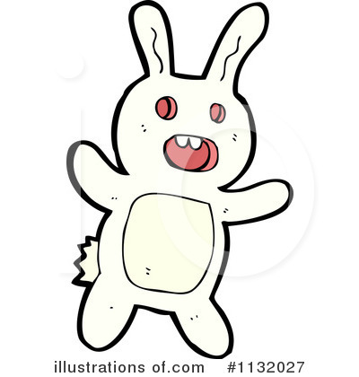 Royalty-Free (RF) Rabbit Clipart Illustration by lineartestpilot - Stock Sample #1132027