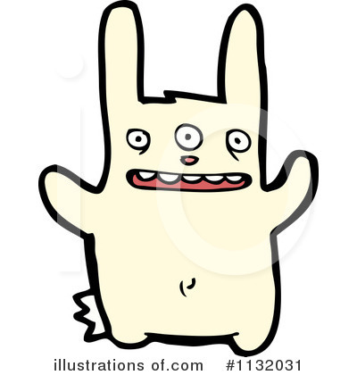 Royalty-Free (RF) Rabbit Clipart Illustration by lineartestpilot - Stock Sample #1132031