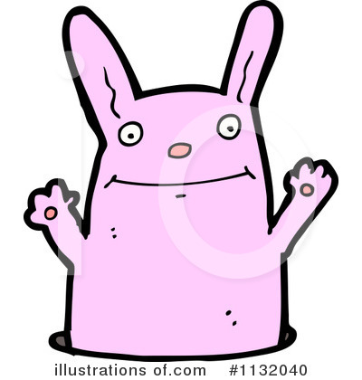 Royalty-Free (RF) Rabbit Clipart Illustration by lineartestpilot - Stock Sample #1132040
