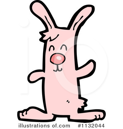 Royalty-Free (RF) Rabbit Clipart Illustration by lineartestpilot - Stock Sample #1132044