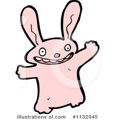 Royalty-Free (RF) Rabbit Clipart Illustration by lineartestpilot - Stock Sample #1132045