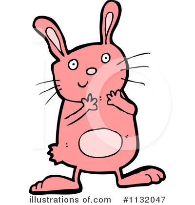 Royalty-Free (RF) Rabbit Clipart Illustration by lineartestpilot - Stock Sample #1132047