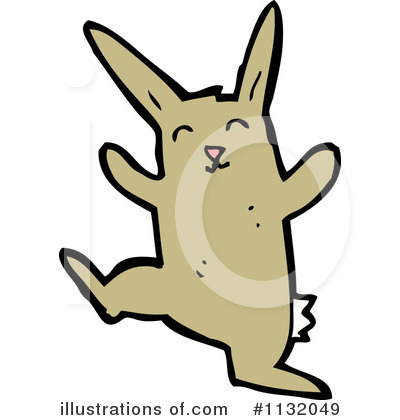 Royalty-Free (RF) Rabbit Clipart Illustration by lineartestpilot - Stock Sample #1132049