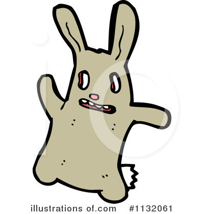 Royalty-Free (RF) Rabbit Clipart Illustration by lineartestpilot - Stock Sample #1132061
