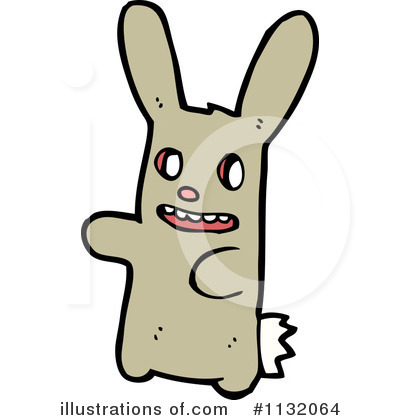 Royalty-Free (RF) Rabbit Clipart Illustration by lineartestpilot - Stock Sample #1132064