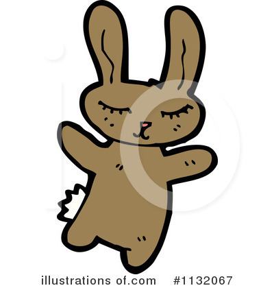 Royalty-Free (RF) Rabbit Clipart Illustration by lineartestpilot - Stock Sample #1132067