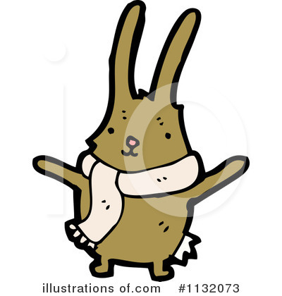 Royalty-Free (RF) Rabbit Clipart Illustration by lineartestpilot - Stock Sample #1132073