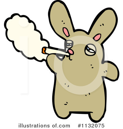 Royalty-Free (RF) Rabbit Clipart Illustration by lineartestpilot - Stock Sample #1132075