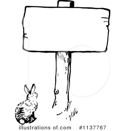 Rabbits Clipart #1137767 by Prawny Vintage